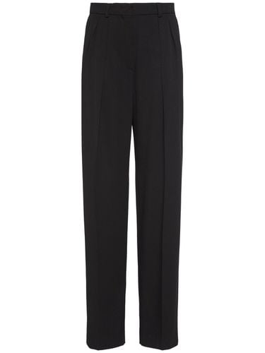 Pantaloni Larghi Hello In Viscosa Con Pinces - SPORTMAX - Modalova