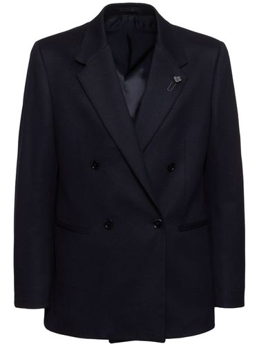 Feeling Double Breasted Wool Blazer - LARDINI - Modalova