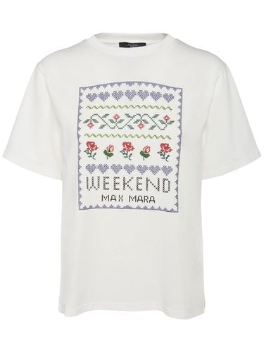 Camiseta De Algodón - WEEKEND MAX MARA - Modalova