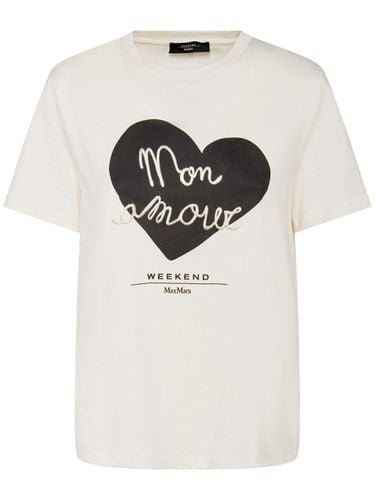 T-shirt Vello In Jersey Di Cotone - WEEKEND MAX MARA - Modalova