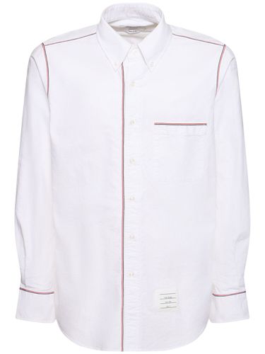 Camisa De Algodón - THOM BROWNE - Modalova