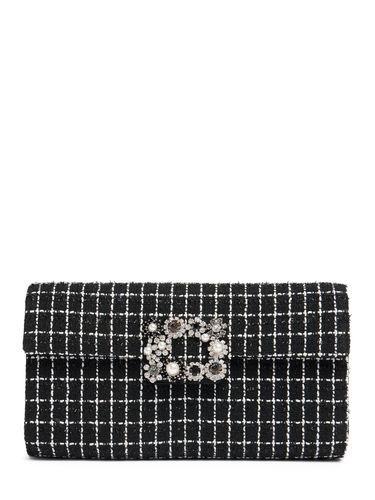 Envelope Flower Buckle Clutch - ROGER VIVIER - Modalova