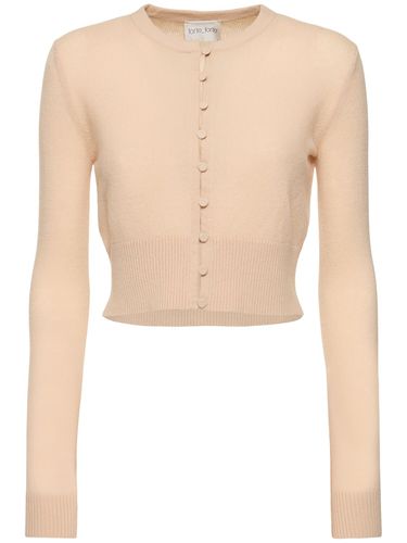 Cashmere Blend Gauze Cardigan - FORTE_FORTE - Modalova