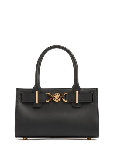 Small Medusa '95 Leather Tote Bag - VERSACE - Modalova