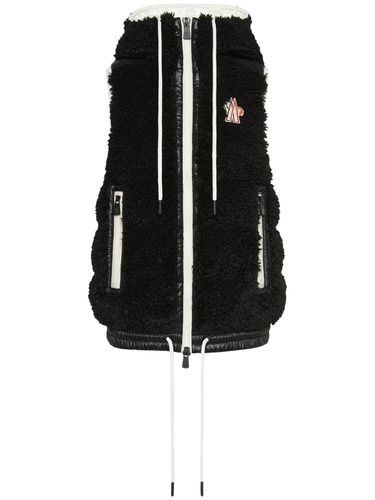 Piumino Smanicato In Teddy Con Zip - MONCLER GRENOBLE - Modalova