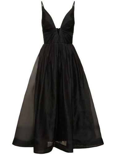 Vestido Midi De Organza - ZIMMERMANN - Modalova