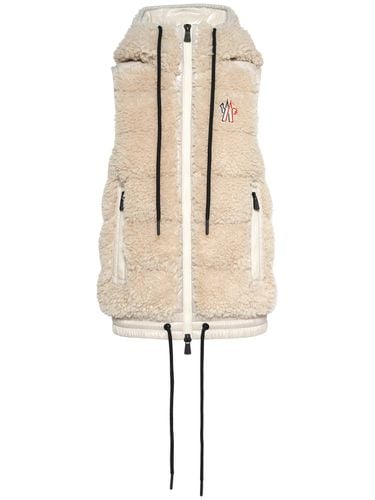 Chaleco Acolchado De Teddy Con Cremallera - MONCLER GRENOBLE - Modalova