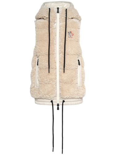 Padded Teddy Zip-up Down Vest - MONCLER GRENOBLE - Modalova