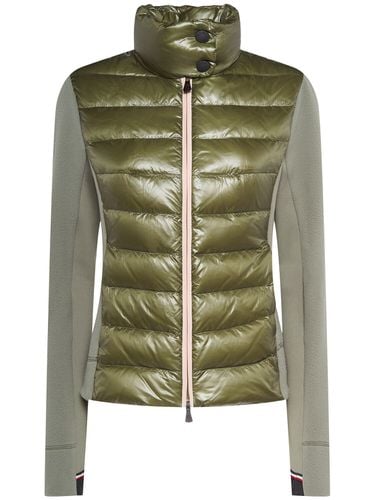 Felpa In Techno Imbottito Con Zip - MONCLER GRENOBLE - Modalova