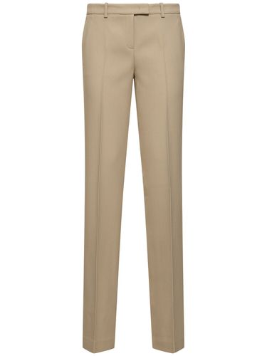 Gerade Hose Aus Krepp „carolyn“ - MICHAEL KORS COLLECTION - Modalova