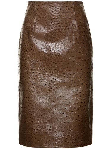 Este Leather Pencil Midi Skirt - 16ARLINGTON - Modalova