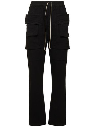 Pantaloni Cargo Creatch In Cotone Con Coulisse - RICK OWENS DRKSHDW - Modalova