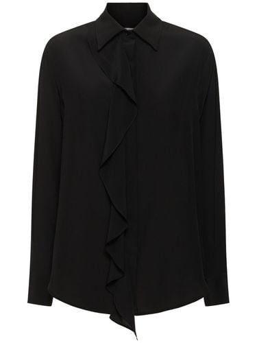 Ruffled Silk Shirt - VICTORIA BECKHAM - Modalova