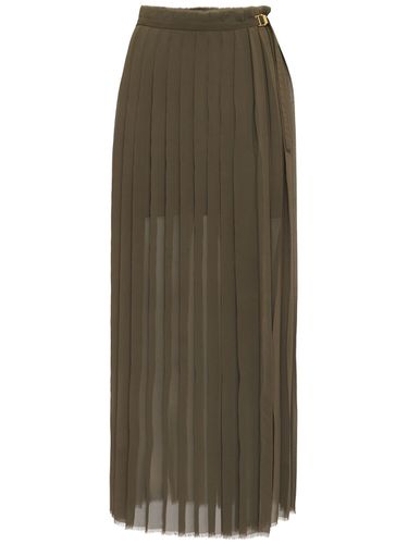 Pleated Crepe Long Skirt - AMI PARIS - Modalova