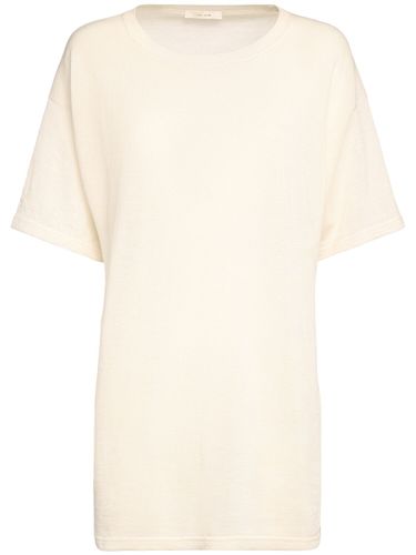 Jiselle Linen Blend Short Sleeved Top - THE ROW - Modalova