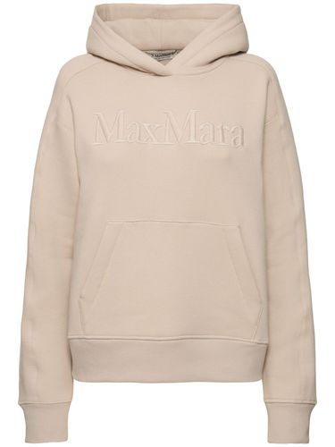 Felpa Malva In Jersey Con Cappuccio E Ricamo Logo - 'S MAX MARA - Modalova