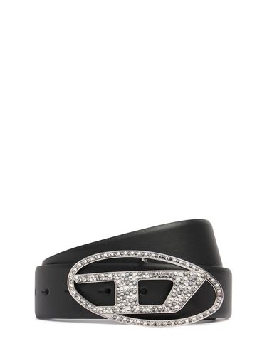 B-1dr Embellished Leather Belt - DIESEL - Modalova