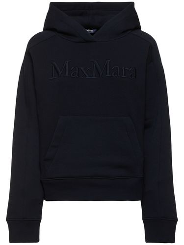 Felpa Malva In Jersey Con Cappuccio E Ricamo Logo - 'S MAX MARA - Modalova