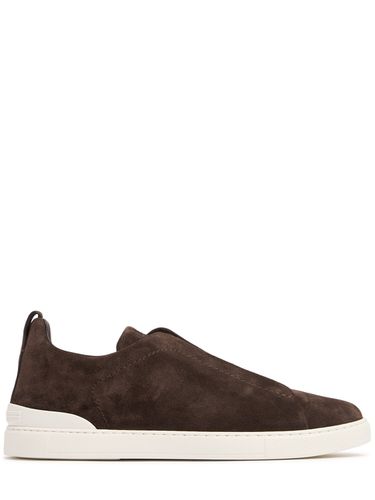 Sneakers Aus Leder „triple Stitch“ - ZEGNA - Modalova