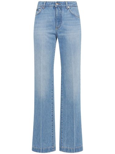 Jeans De Denim De Algodón - DOLCE & GABBANA - Modalova