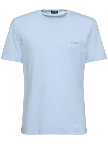 Camiseta De Jersey De Algodón - ZEGNA - Modalova