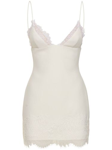 Cady Mini Dress W/lace Details - DAVID KOMA - Modalova