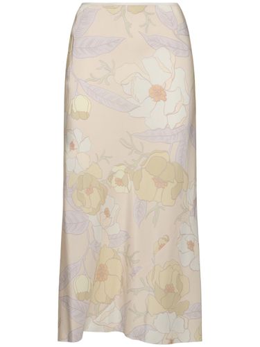 Sati Printed Silk Midi Skirt - DRIES VAN NOTEN - Modalova