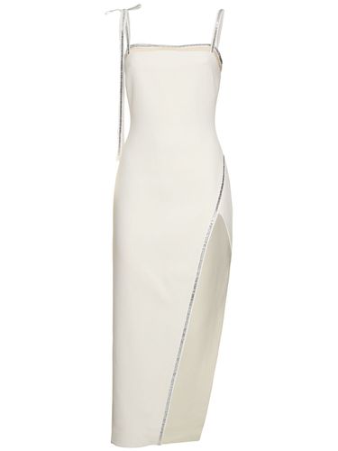 Embroidered Cady Midi Dress - DAVID KOMA - Modalova