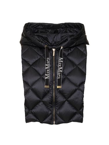 Bufanda De Plumas Impermeable Con Capucha - MAX MARA - Modalova