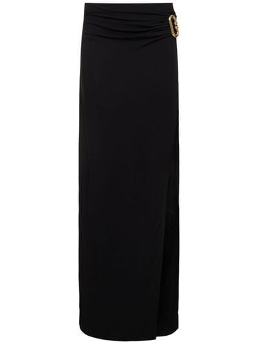 Draped Crepe Jersey Maxi Skirt - CASABLANCA - Modalova