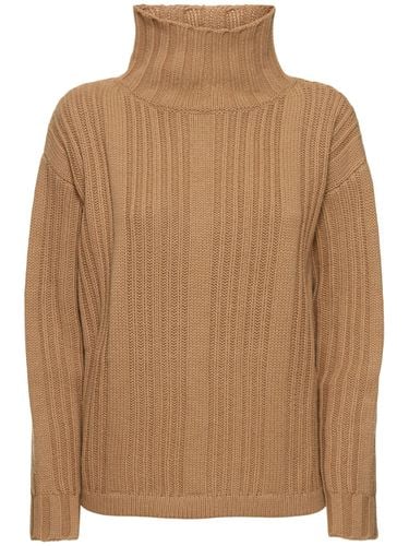 Vitalba Wool Knit Turtleneck Sweater - MAX MARA - Modalova