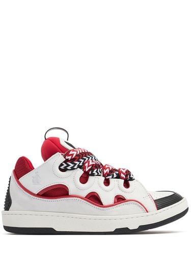 Mm Curb Leather Low Top Sneakers - LANVIN - Modalova