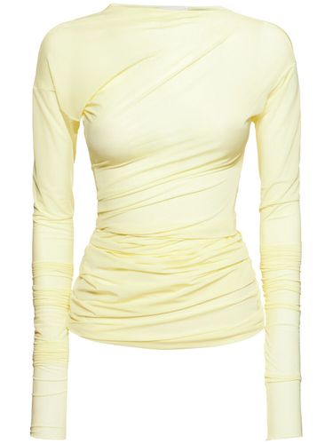 Top De Malla Fruncida - DRIES VAN NOTEN - Modalova