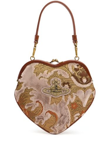 Bolso Belle Heart Frame De Terciopelo - VIVIENNE WESTWOOD - Modalova