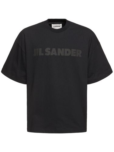 Camiseta De Algodón Con Estampado - JIL SANDER - Modalova