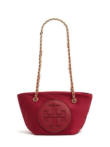 Borsa A Tracolla Piccola Ella Chain In Nylon - TORY BURCH - Modalova