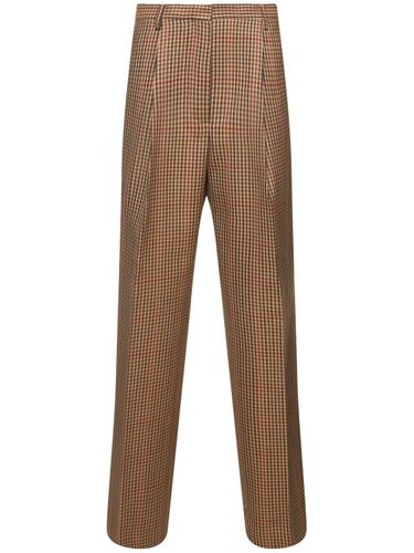 Pantalones Rectos De Lana - DRIES VAN NOTEN - Modalova