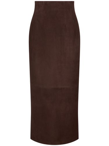 Loxley Leather Long Skirt - KHAITE - Modalova