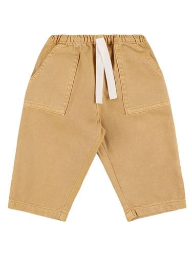 Pantalones De Gabardina De Algodón Stretch - PETIT BATEAU - Modalova