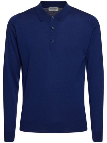 Belper Extrafine Wool Knit Polo Sweater - JOHN SMEDLEY - Modalova