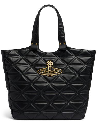 Talitha Quilted Soft Leather Tote Bag - VIVIENNE WESTWOOD - Modalova