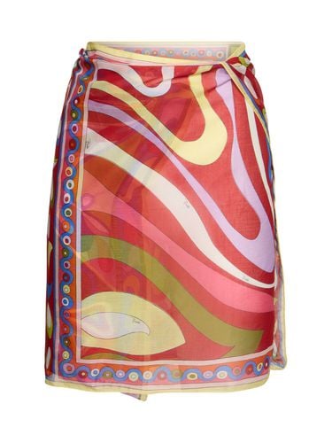 Printed Cotton Muslin Pareo Skirt - PUCCI - Modalova