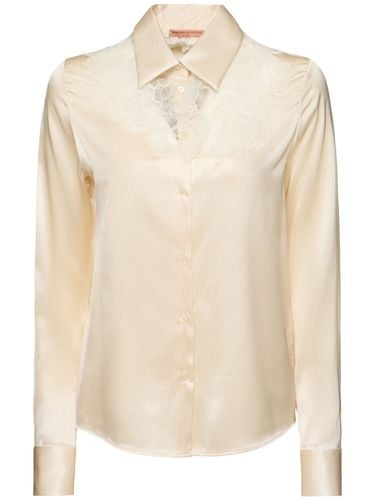 Bestickte Bluse Aus Seidenmischung - ERMANNO SCERVINO - Modalova