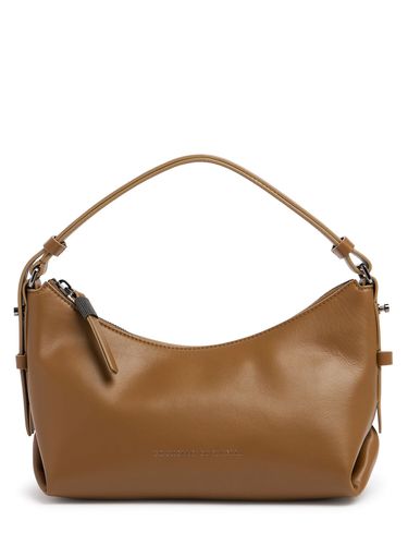 Bolso Mediano De Piel De Grano - BRUNELLO CUCINELLI - Modalova