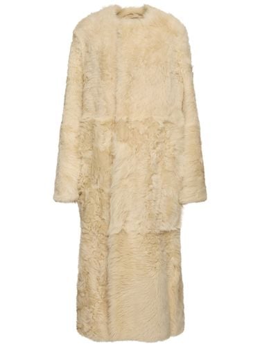 Abrigo Largo De Shearling - TOTEME - Modalova