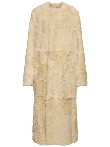 Langer Mantel Aus Seidigem Shearling - TOTEME - Modalova