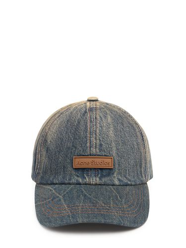 Gorra De Denim - ACNE STUDIOS - Modalova