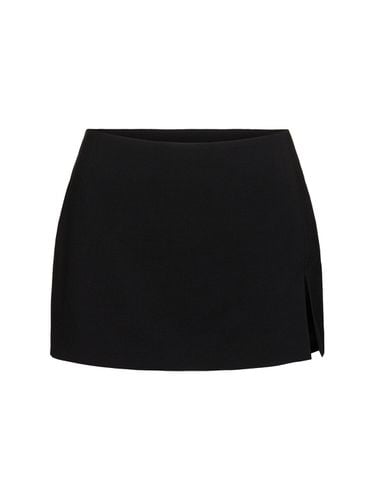 Wool Blend Mini Skirt - ACNE STUDIOS - Modalova