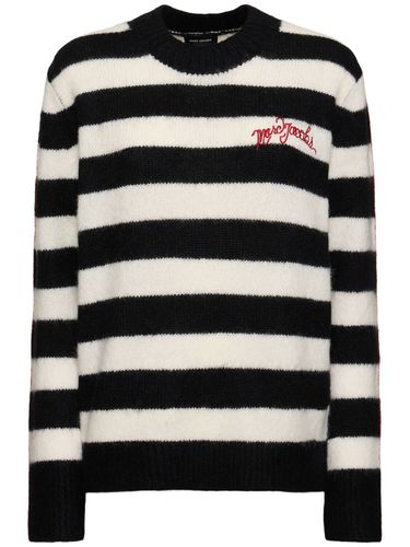 Logo Brushed Alpaca Blend Sweater - MARC JACOBS - Modalova