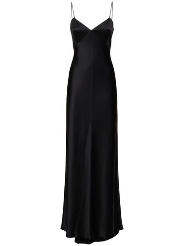 Riccio Silk Satin Long Dress - MAX MARA - Modalova